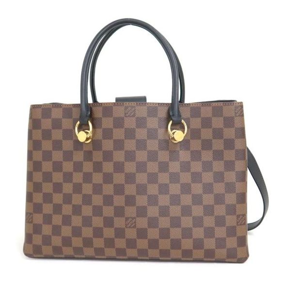 Louis Vuitton Riverside Diagonal Damier Ebene Shoulder Bag - Picture 2 of 9